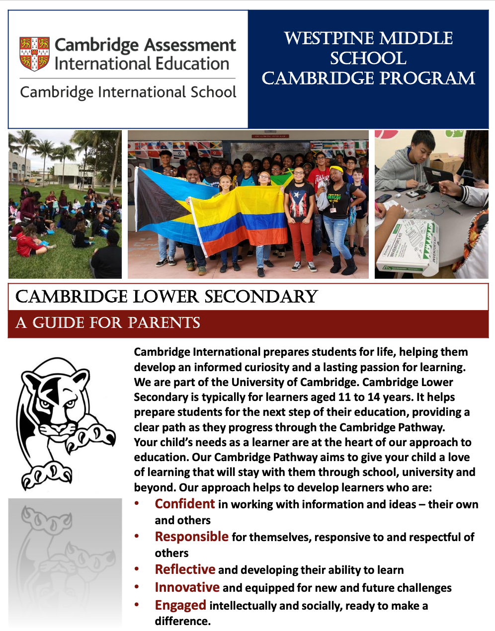 Westpine Middle School Cambridge Program